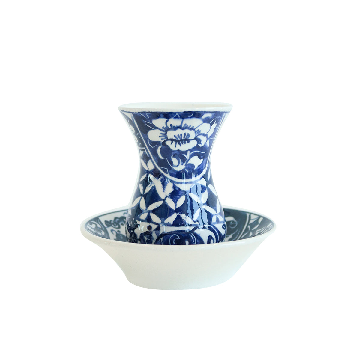 Blue Tea Cup and Saucer Set