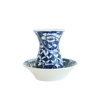 Blue Tea Cup and Saucer Set