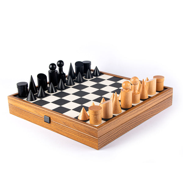 Bauhaus Chess Set - Black