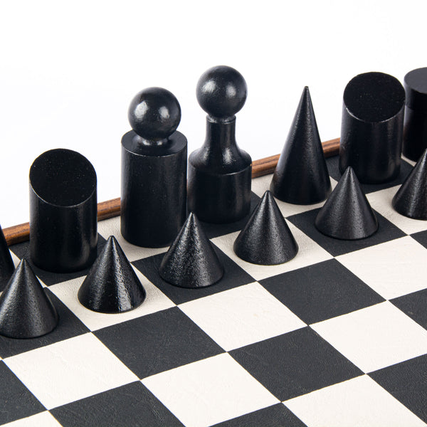 Bauhaus Chess Set - Black