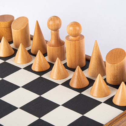 Bauhaus Chess Set - Black