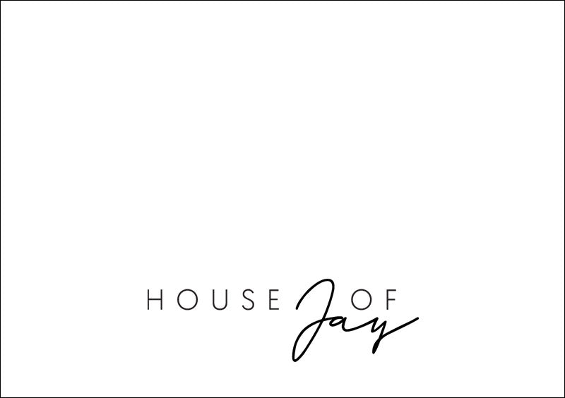 House of Jay | Plain Greeting Card