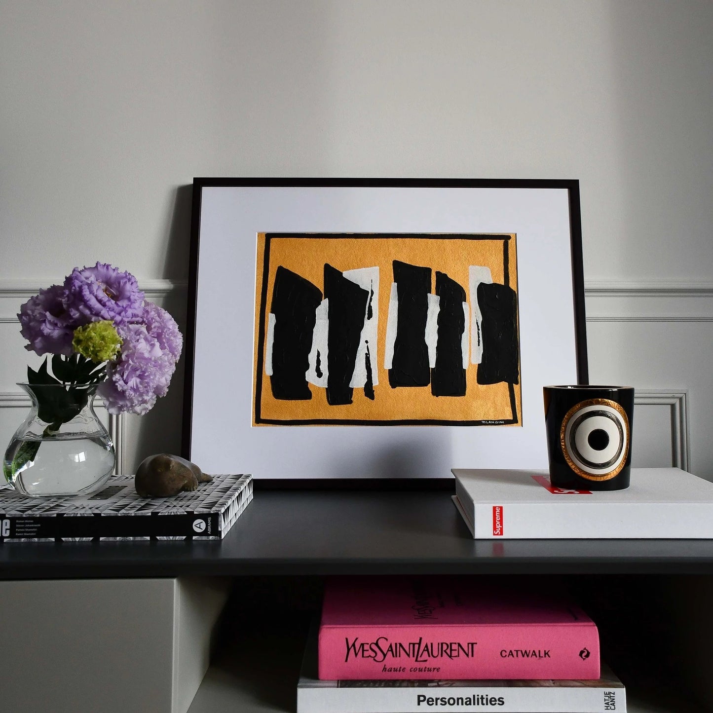 Geo Candle - Black