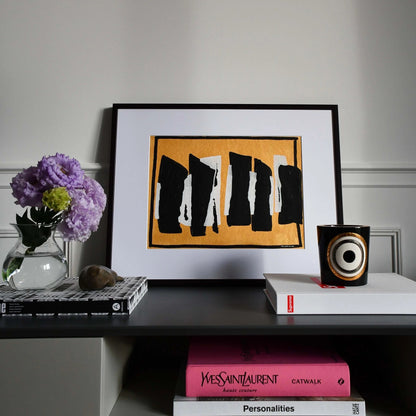 Geo Candle - Black