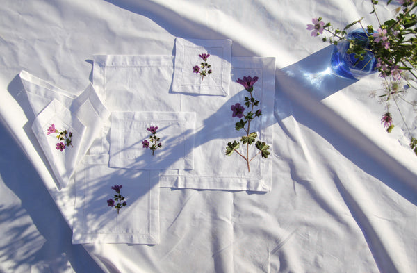 Purple Mallow Placemats