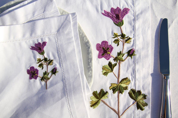 Purple Mallow Placemats